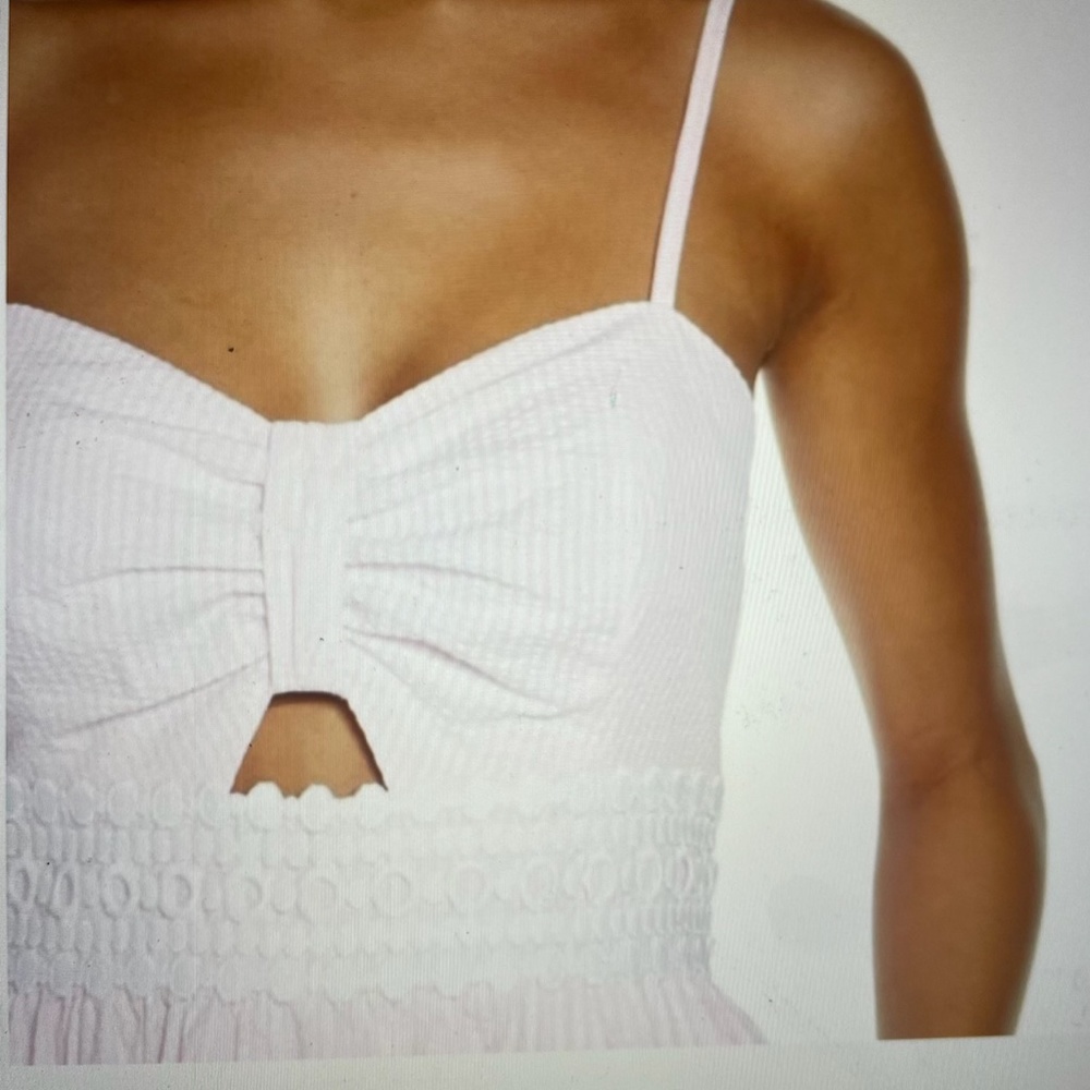 NWT Lilly Pulitzer Capri Coral Katlynn Pink & White Dress Size 2